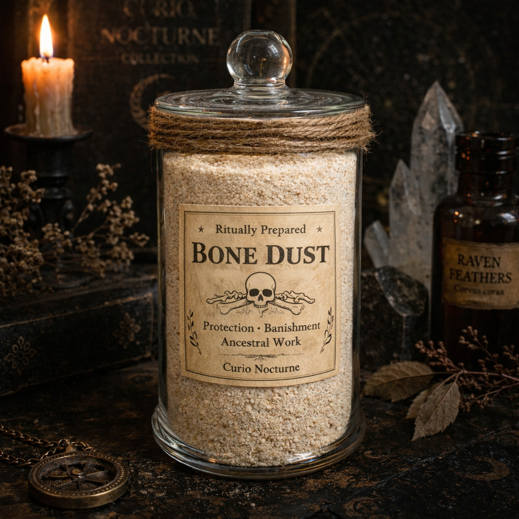 Bone Dust • Ritually Prepared | Ethically Sourced • Protection, Banishing, Ancestral Work • Witchcraft & Ritual Supplies