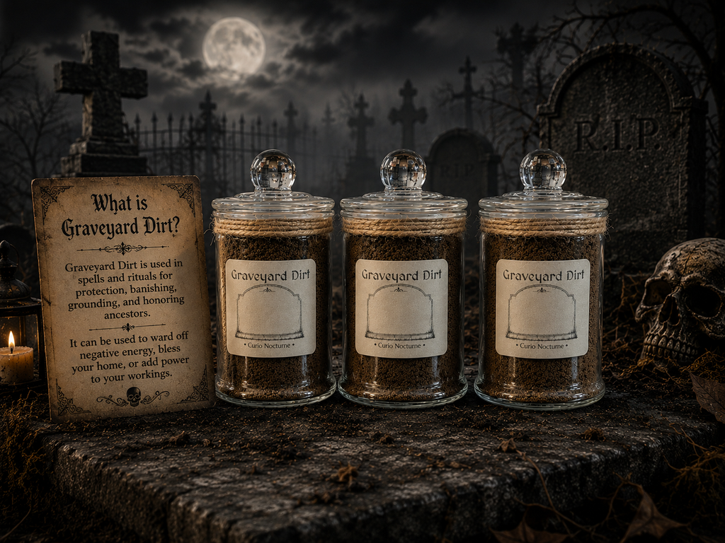 Graveyard Dirt • Doctor, Lawyer, Murderer, Soldier or Child • Includes Photo and Info • Spell, Ritual, Ancestor & Spirit Work